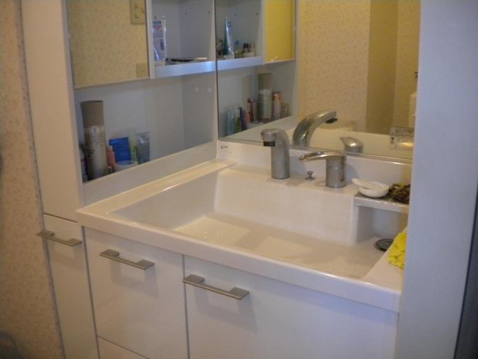 Wash basin, toilet