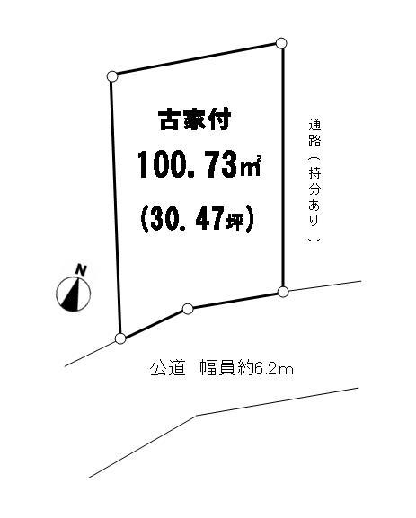 Compartment figure. Land price 11.8 million yen, Land area 100.73 sq m
