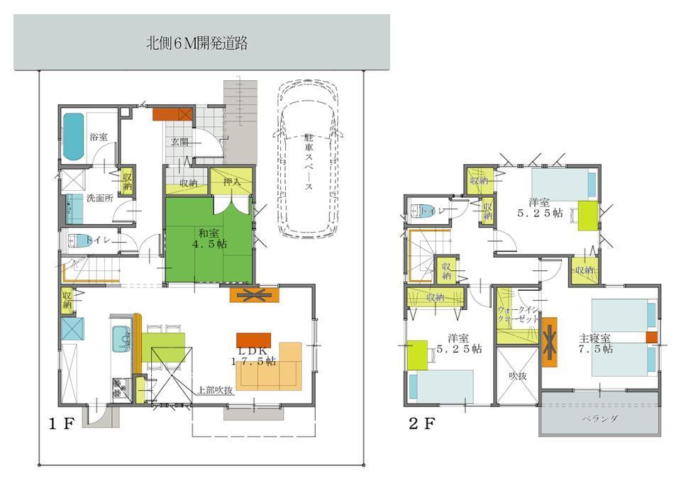 Building plan example (floor plan). Building plan example