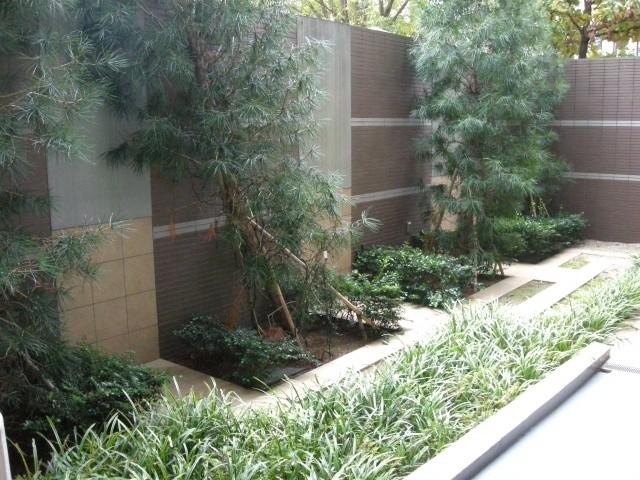 Entrance. Planting to convey the tenderness