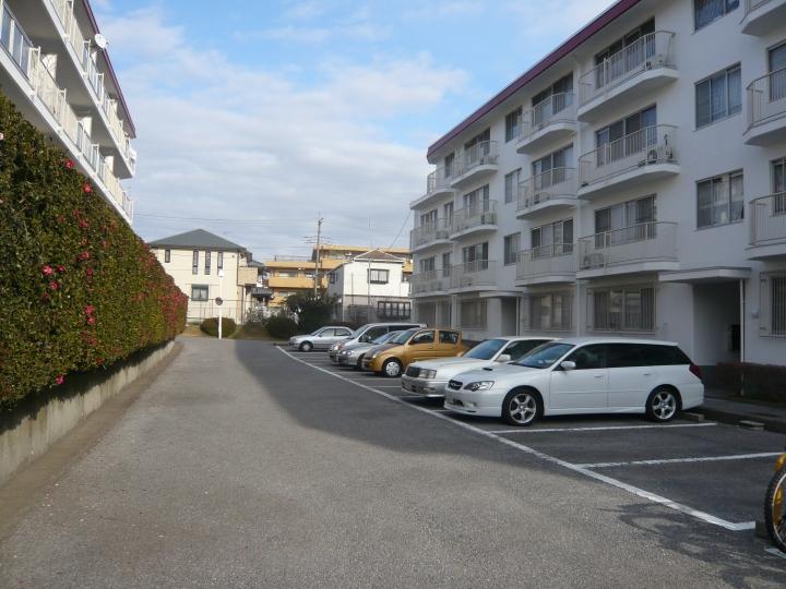 Parking lot. Common areas