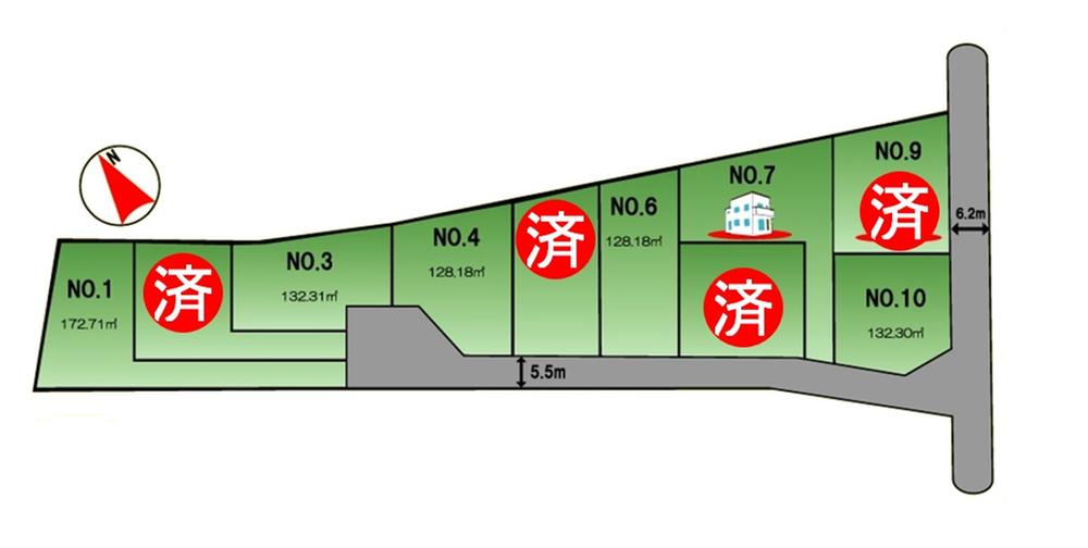 Other. All 10 compartments! ! In contact with the south road of width 5.5m, Yang per good! ! 