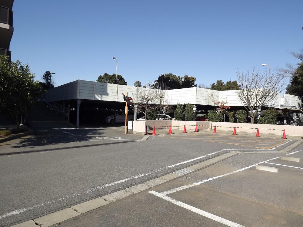 Parking lot. Common areas