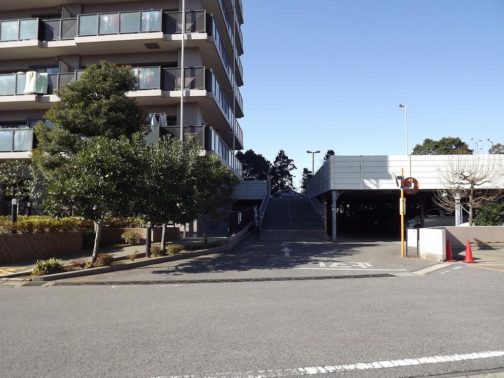 Parking lot. Common areas