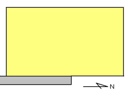 Compartment figure. Land price 4.5 million yen, Land area 373 sq m