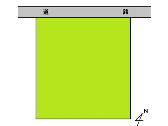 Compartment figure. Land price 1.63 million yen, Land area 332 sq m