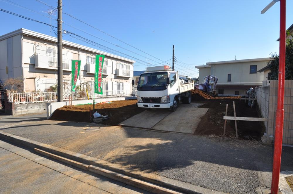 Local land photo. Local (2013 12) shooting The end is also construction work, Beautiful residential land is we have completed.