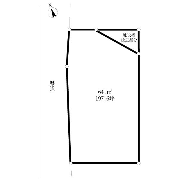 Compartment figure. Land price 30 million yen, Land area 640 sq m