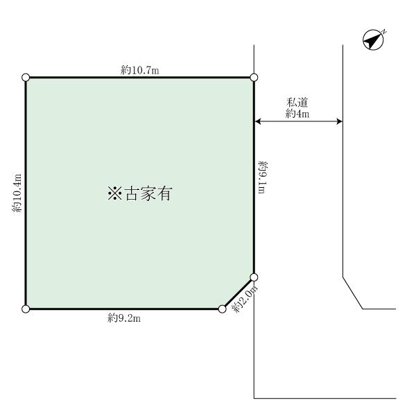Compartment figure. Land price 15.8 million yen, Land area 111 sq m