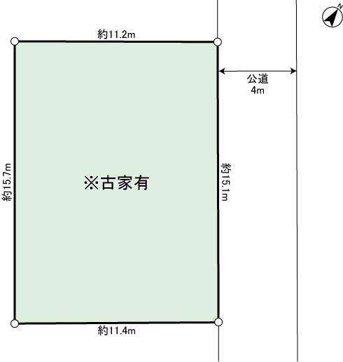 Compartment figure. Land price 11.9 million yen, Land area 179.27 sq m