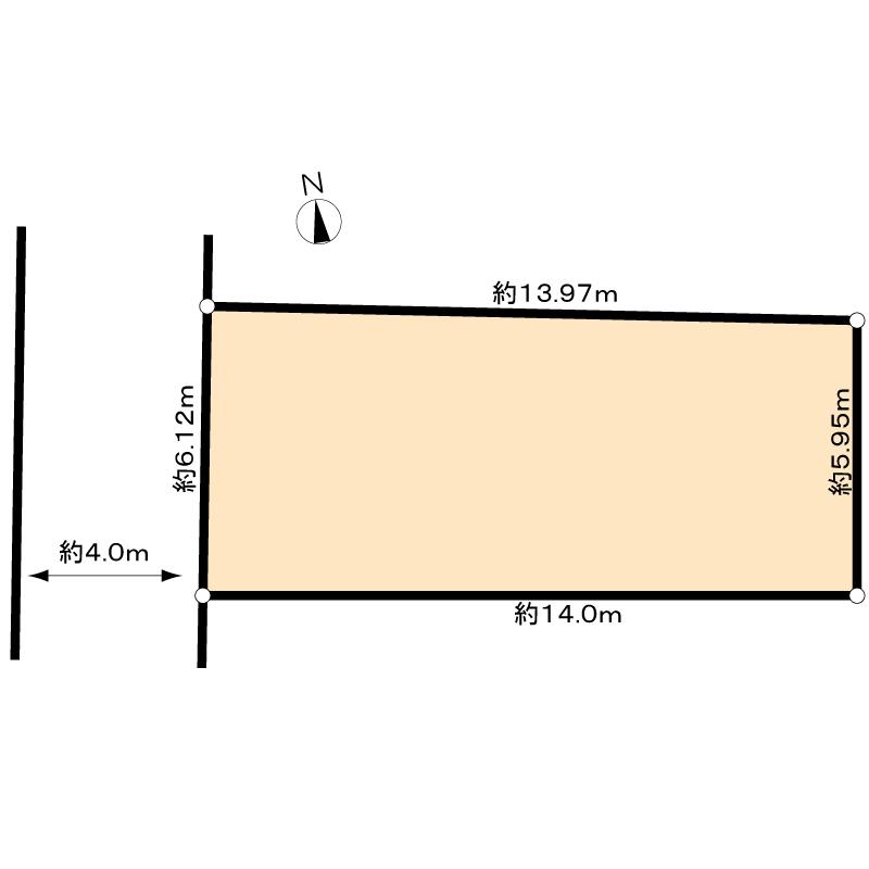 Compartment figure. Land price 15.8 million yen, Land area 89 sq m