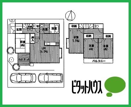 Floor plan. 24,800,000 yen, 4LDK, Land area 132.71 sq m , Building area 101.02 sq m