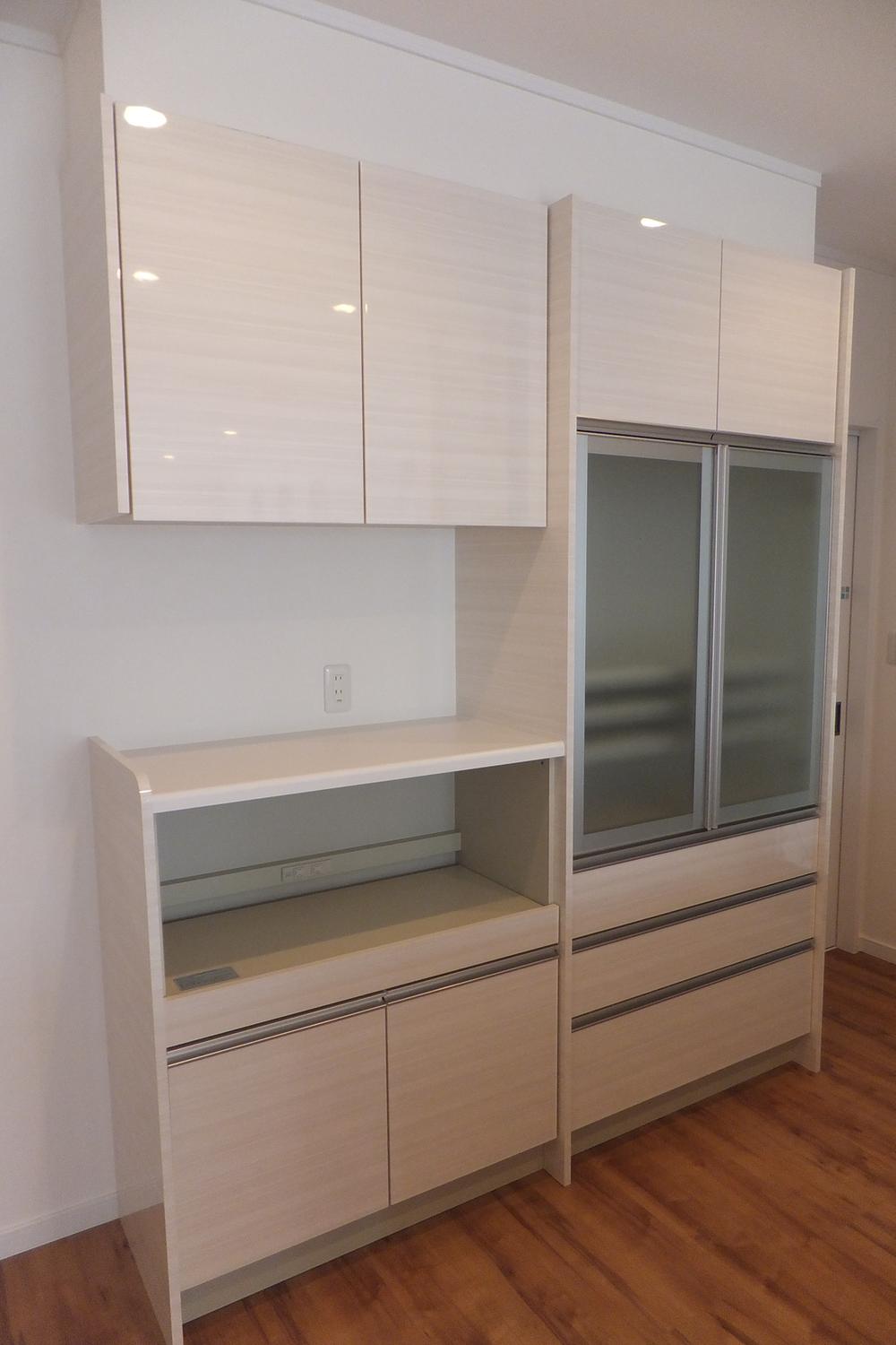 Building plan example (introspection photo). Kitchen back storage