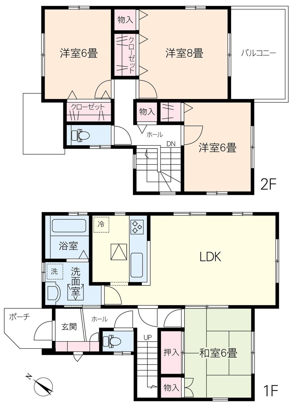 Floor plan. 28 million yen, 4LDK, Land area 133.02 sq m , Building area 103.5 sq m