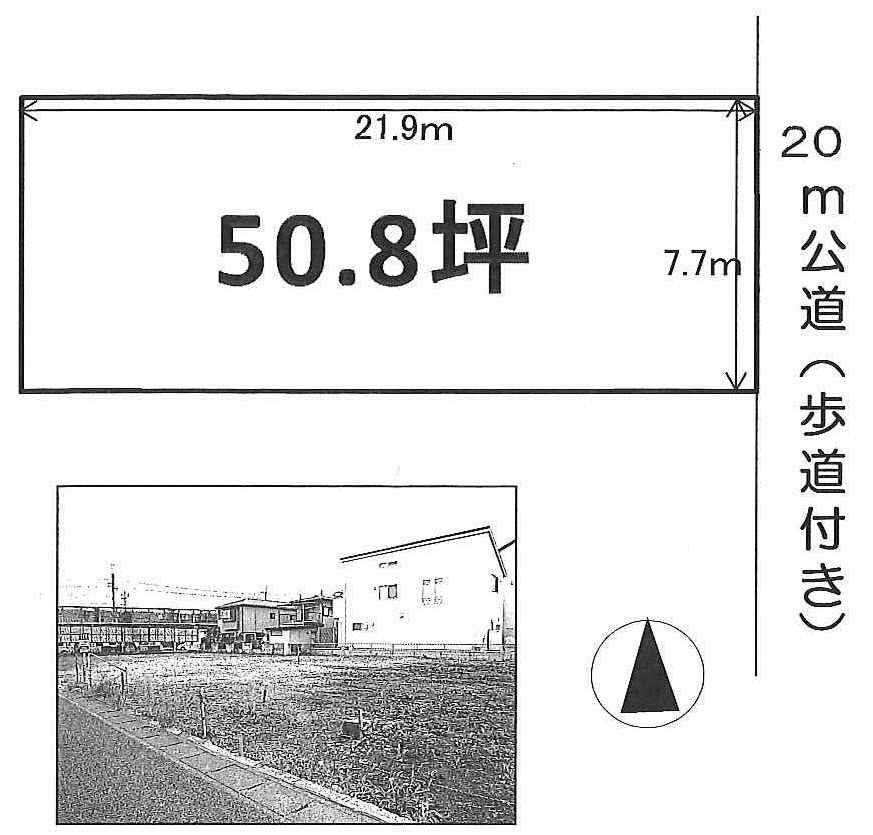 Compartment figure. Land price 35 million yen, Land area 168 sq m
