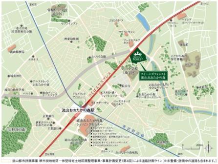 Local guide map. ● local guide map