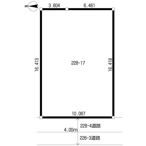 Compartment figure. Land price 17.8 million yen, Land area 165.29 sq m