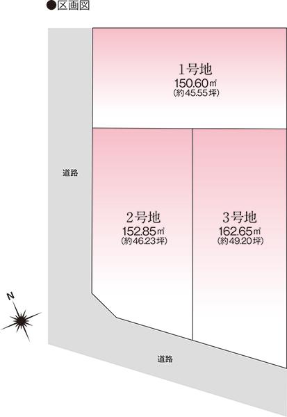 Compartment figure. Land prices -  ※ Compartment Figure