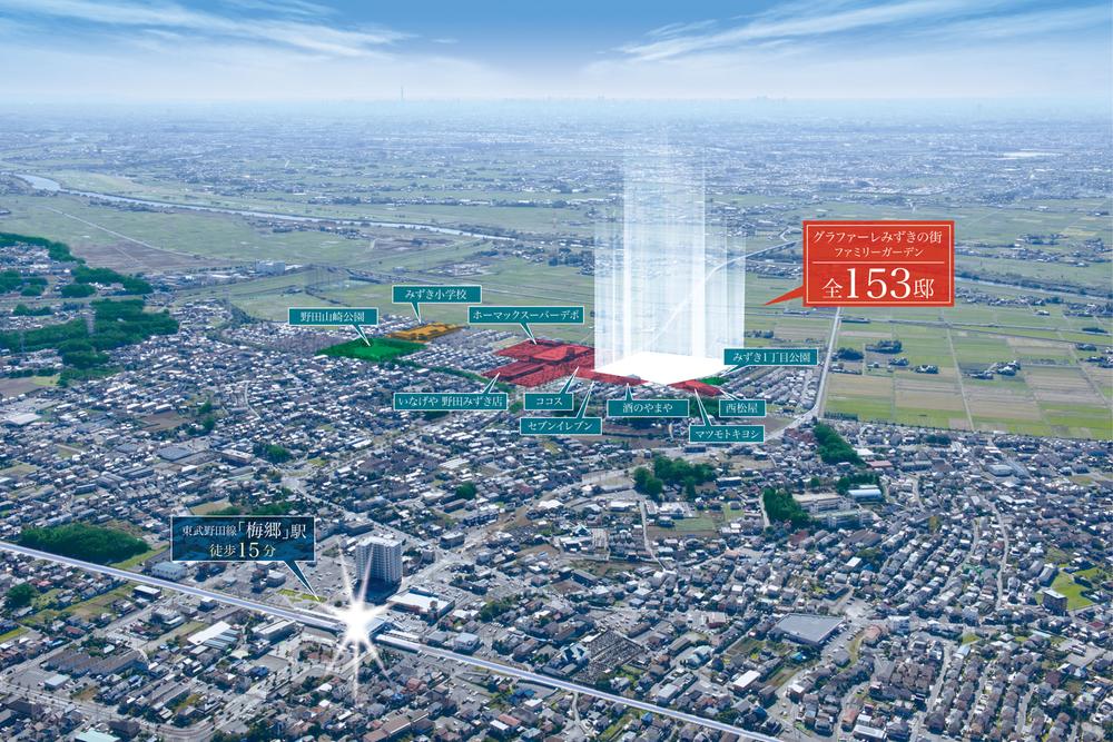 Local land photo. Baigo a 15-minute walk from the train station. Joban Line and TX access to the city center in use is also good