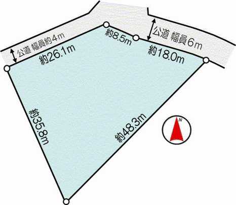 Compartment figure. Land plots land area / 1000.03 sq m (measured)