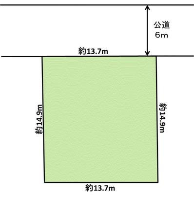Compartment figure. (Land plots) land area / 206.61 sq m (62.49 square meters)