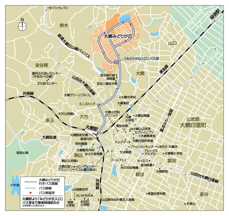 Local guide map. Than omentum Station, Walk 30 minutes. By bus use, 5 minutes of good location. 