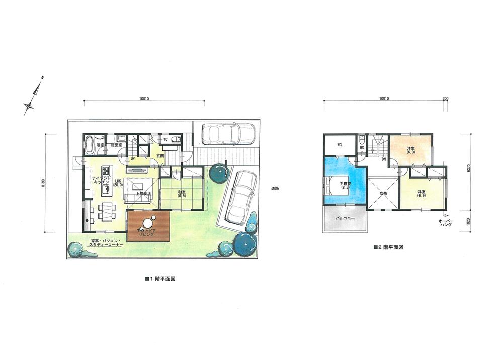 Floor plan. (No. 1 point), Price 22,200,000 yen, 4LDK, Land area 185.38 sq m , Building area 118.67 sq m