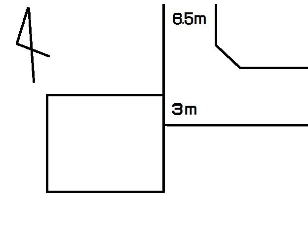 Compartment figure. Land price 9.5 million yen, Land area 181 sq m
