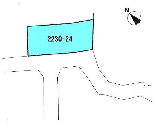 Compartment figure. Land price 4.8 million yen, Land area 427 sq m kujukuri Ao land