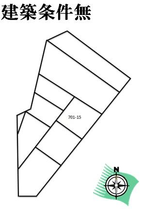Compartment figure. Land price 1,000,000 yen, Land area 160 sq m sectioning view
