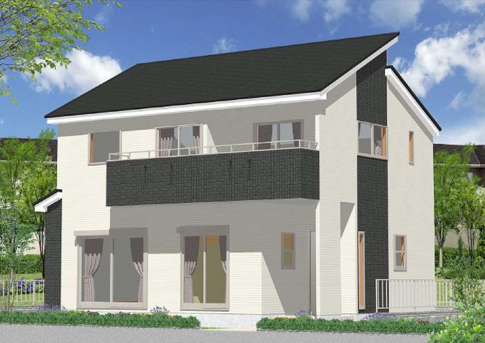 Building plan example (Perth ・ appearance). Exterior Perth Building price 15,750,000 yen, Building area 99.36 sq m 4LDK Roof shape Ya, Check meeting in Perth, such as Hari division of the outer wall you can.