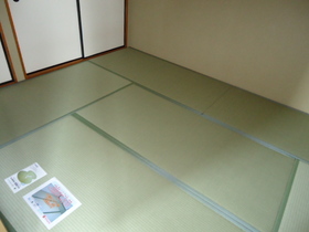 Living and room. 6 Pledge of Japanese-style room Good quality tatami use