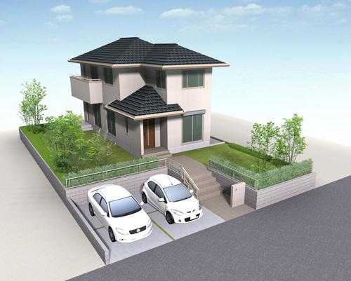 Building plan example (exterior photos). (Example plan) Appearance