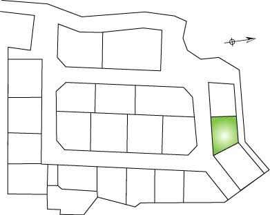 Compartment figure. Land price 7.36 million yen, Land area 135.28 sq m