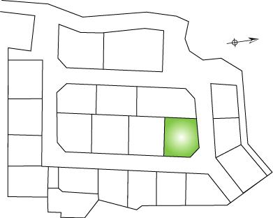 Compartment figure. Land price 10.5 million yen, Land area 206.18 sq m