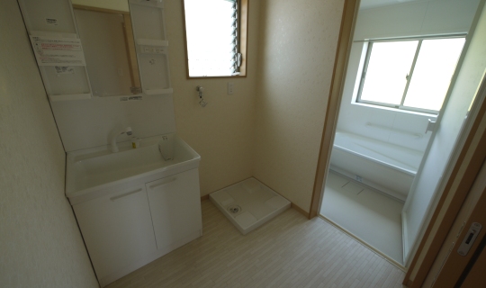 Washroom. Basin dressing room (with shampoo dresser)