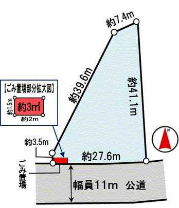 Compartment figure. Land plots land area / 709.99 sq m