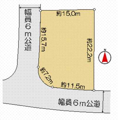 Compartment figure. ◆ Southwest of the corner lot. Sunshine ・ Ventilation good.