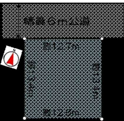 Compartment figure. Land plots land area / 171.37 sq m (51.83 square meters)