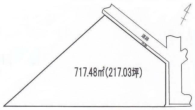 Compartment figure. Land price 8.8 million yen, Land area 717.48 sq m