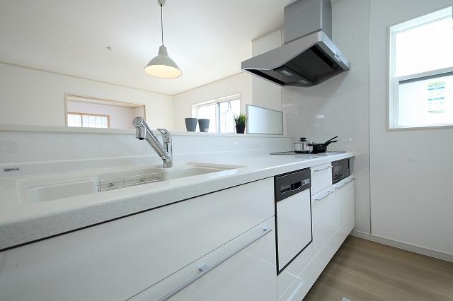 Building plan example (introspection photo). «Eco ・ La series Common Specifications » Dishwasher ・ IH stove ・ Equipped kitchen until the water purifier is happy to care for artificial marble top ~ Example of construction ~