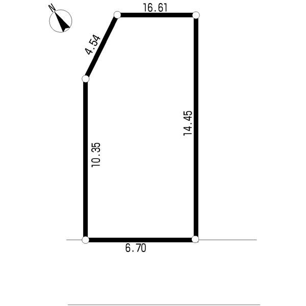 Compartment figure. Land price 7.8 million yen, Land area 92.35 sq m