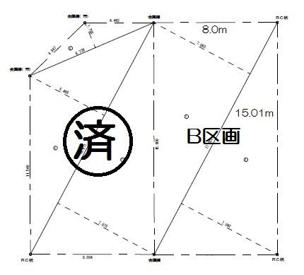 The entire compartment Figure. Front road about 6.0m, It is a quiet residential area. 
