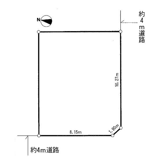 Compartment figure. Land price 15.8 million yen, Land area 109 sq m