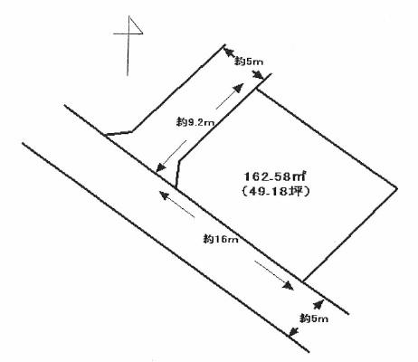 Compartment figure. Land price 7.8 million yen, Land area 162.58 sq m open-minded corner lot! 
