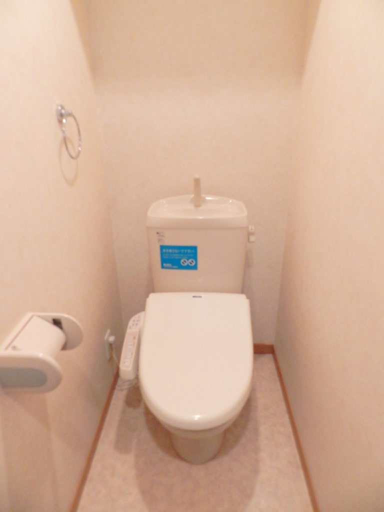 Toilet.  ※ Cleaning before