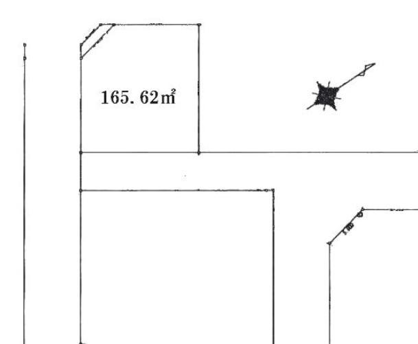 Compartment figure. Land price 14.3 million yen, Land area 165.62 sq m