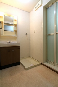 Washroom. Laundry Area indoor & independent washbasin
