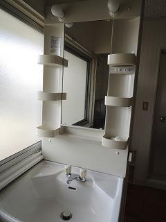 Washroom. There washbasin independent