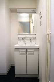 Washroom. "Because of the model room photo, It might be different from the present situation. "